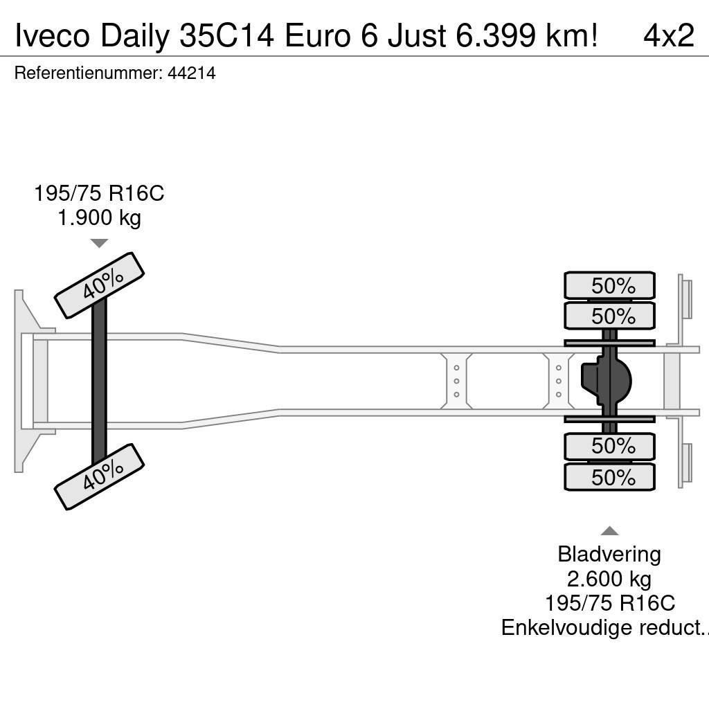 Iveco Daily 35C14 Euro 6 Just 6.399 km! Furgoonautod