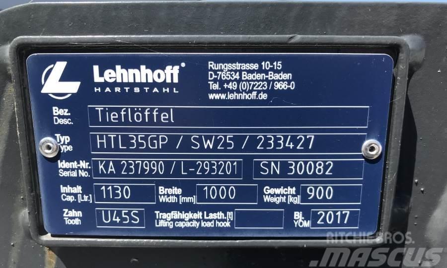 Lehnhoff 100 CM / SW25 - Tieflöffel Ekskavaatorikopad ja lisaseadmed