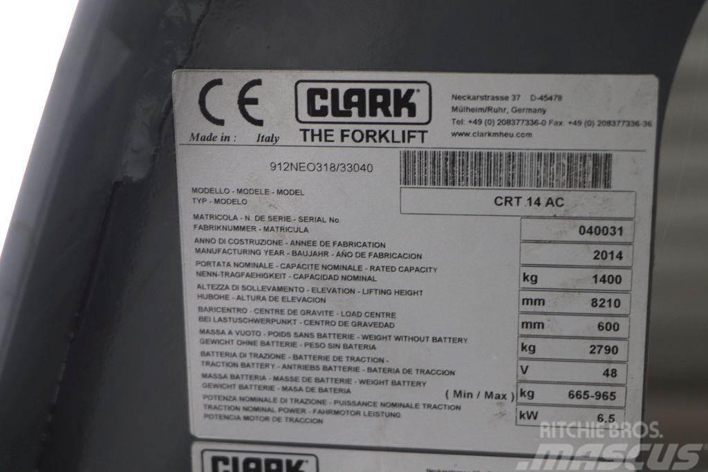 Clark CRT14AC Lükandmastiga tõstukid