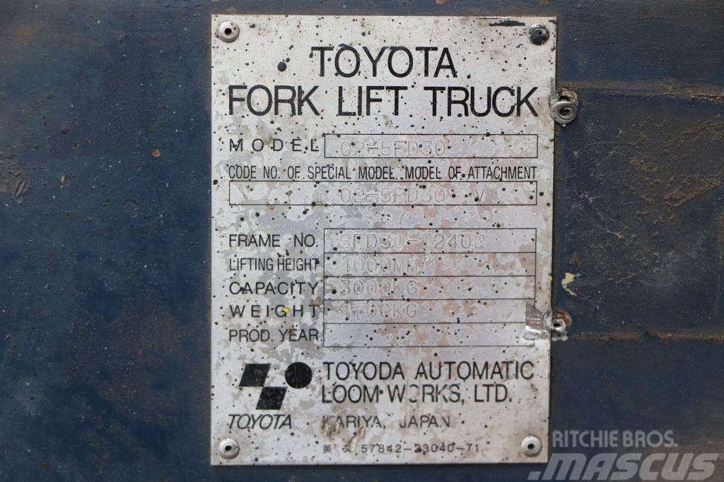 Toyota 02-5FD30 Diiseltõstukid