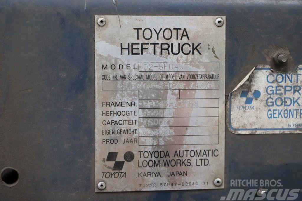 Toyota 02-5FD40 Diiseltõstukid