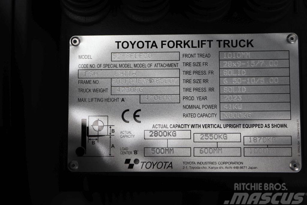 Toyota 52-8FDF30 Diiseltõstukid