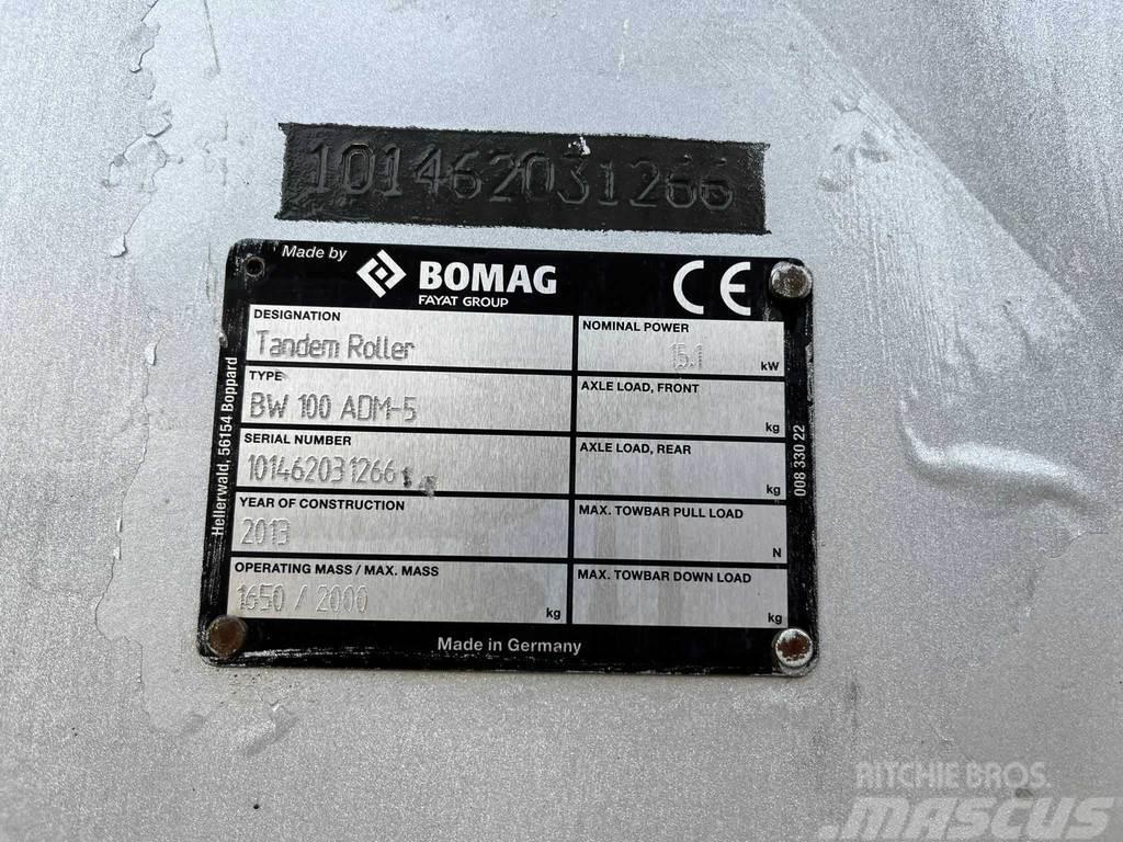 Bomag BW 100 ADM-5 Tandemrullid