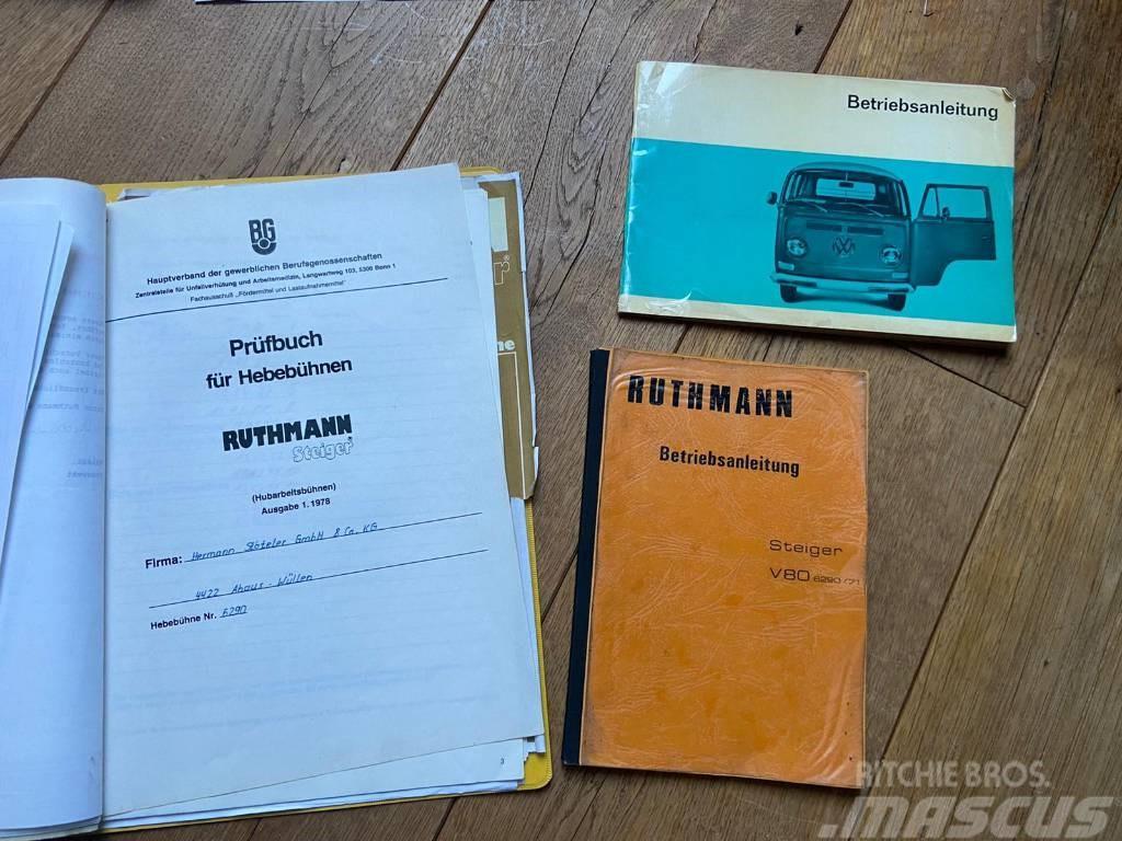 Ruthmann V80 Steiger VW T2 Bulli Arbeitsbühne Cherrypicker Auto korvtõstukid
