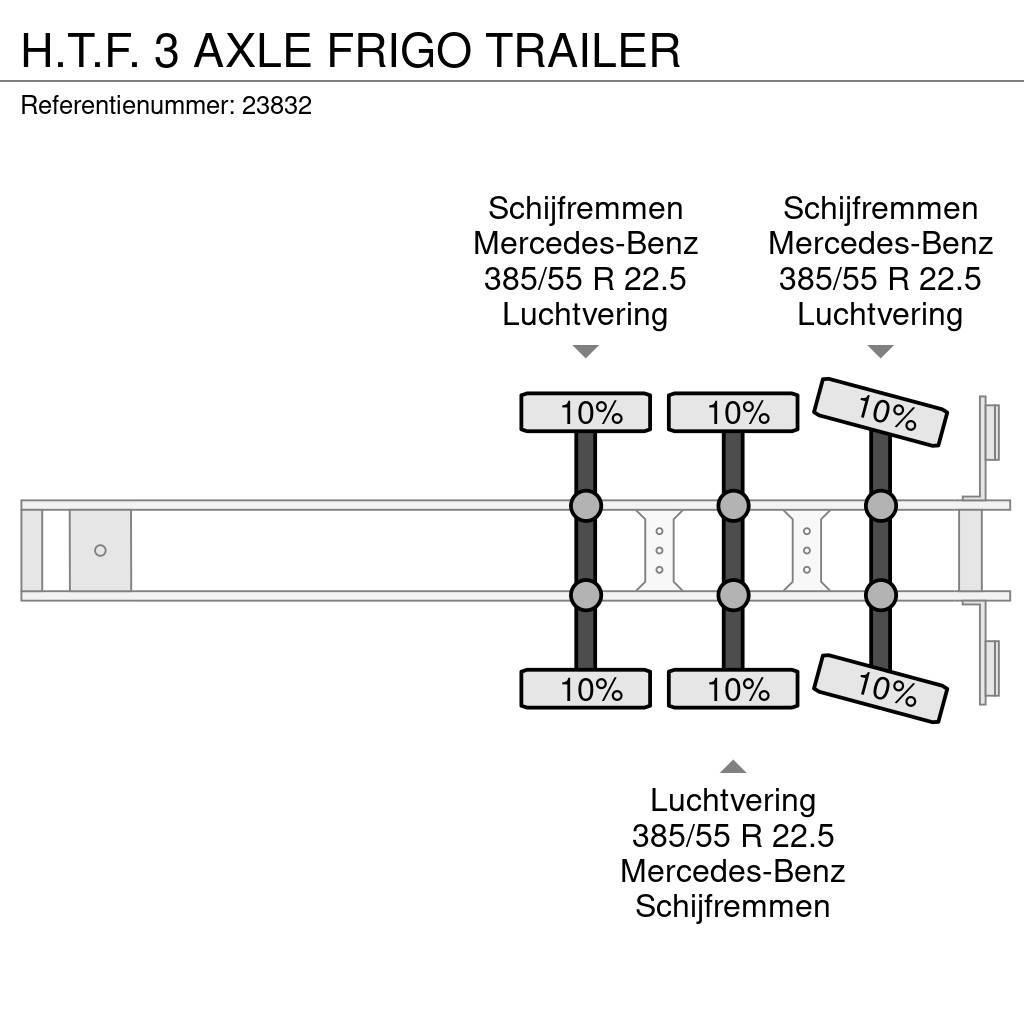  H.T.F. 3 AXLE FRIGO TRAILER Külmikpoolhaagised