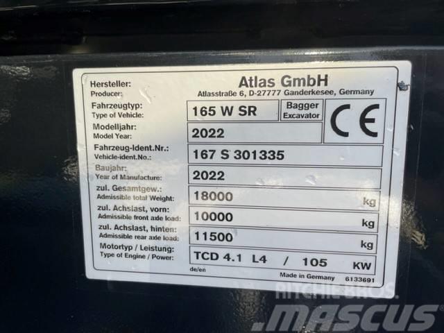 Atlas Hjulgrävare 165 WSR Ratasekskavaatorid