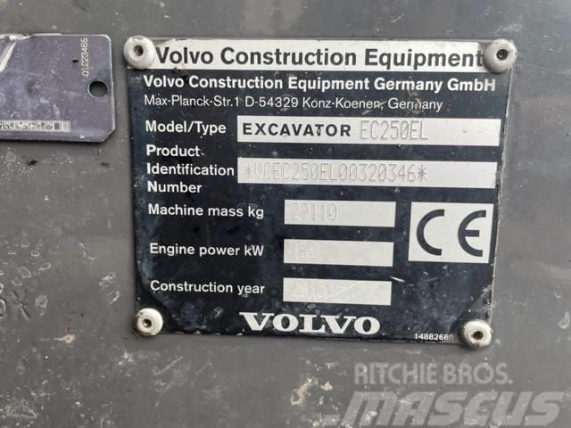 Volvo EC 250 EL Roomikekskavaatorid