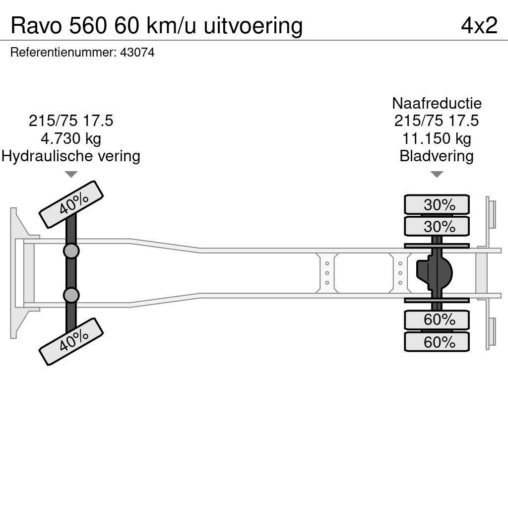 Ravo 560 60 km/u uitvoering Tänavapuhastusveokid