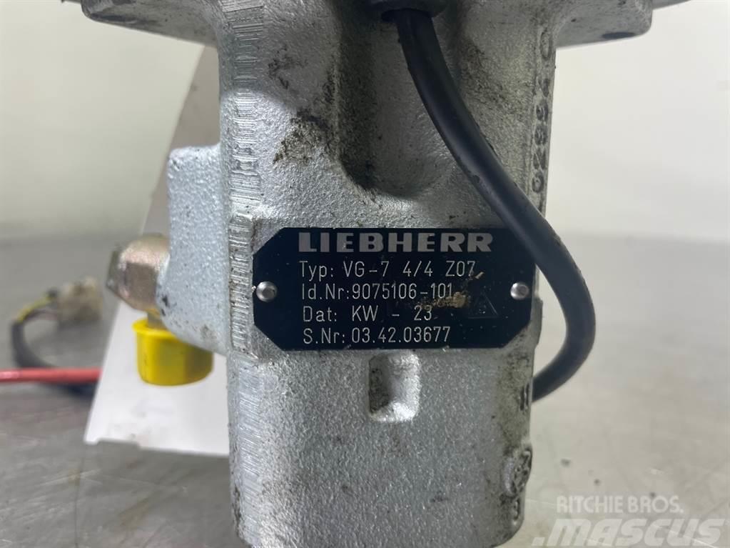 Liebherr A316-9075106/9200621-Servo valve/Servoventil Hüdraulika