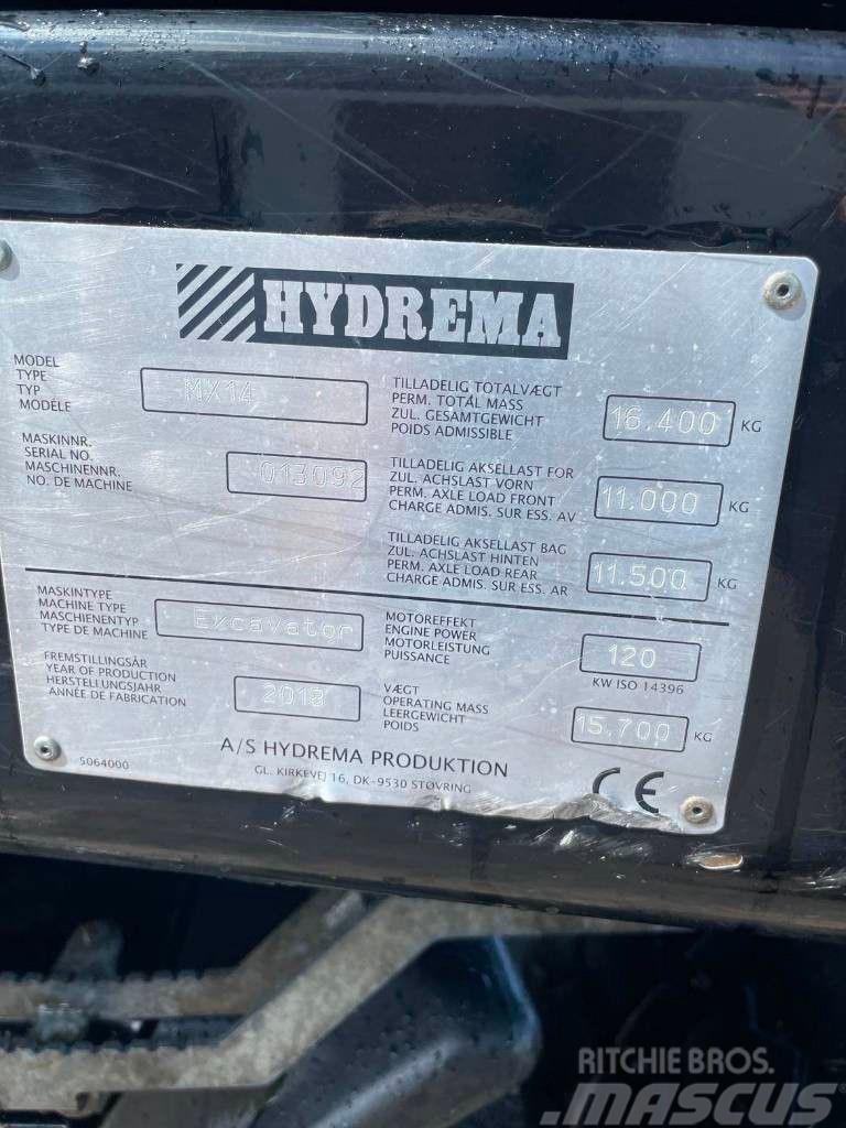 Hydrema MX 14 Ratasekskavaatorid