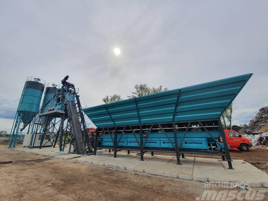 Constmach 100 M3/H Compact Concrete Batching Plant Betoonitehased
