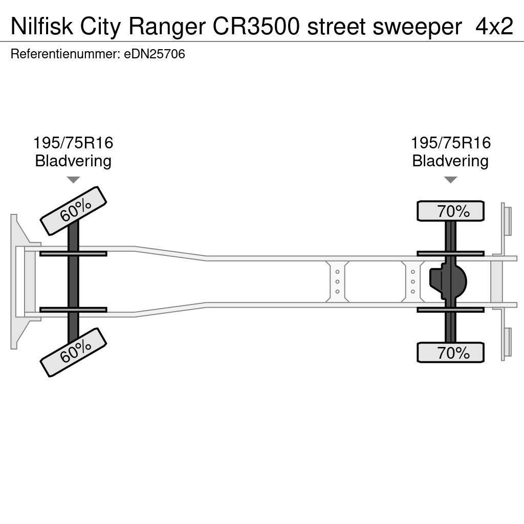 Nilfisk City Ranger CR3500 street sweeper Vaakumautod