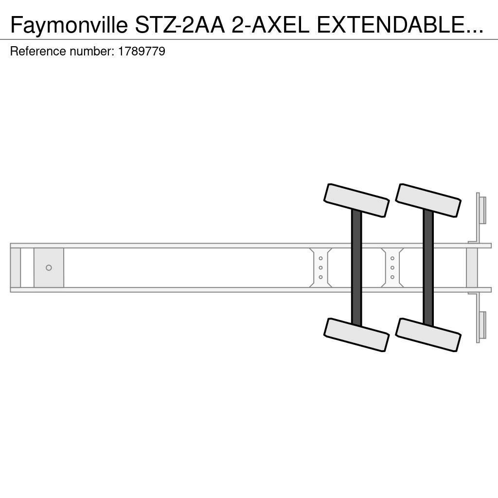 Faymonville STZ-2AA 2-AXEL EXTENDABLE SEMI DIEPLADER/TIEFLADER Raskeveo poolhaagised