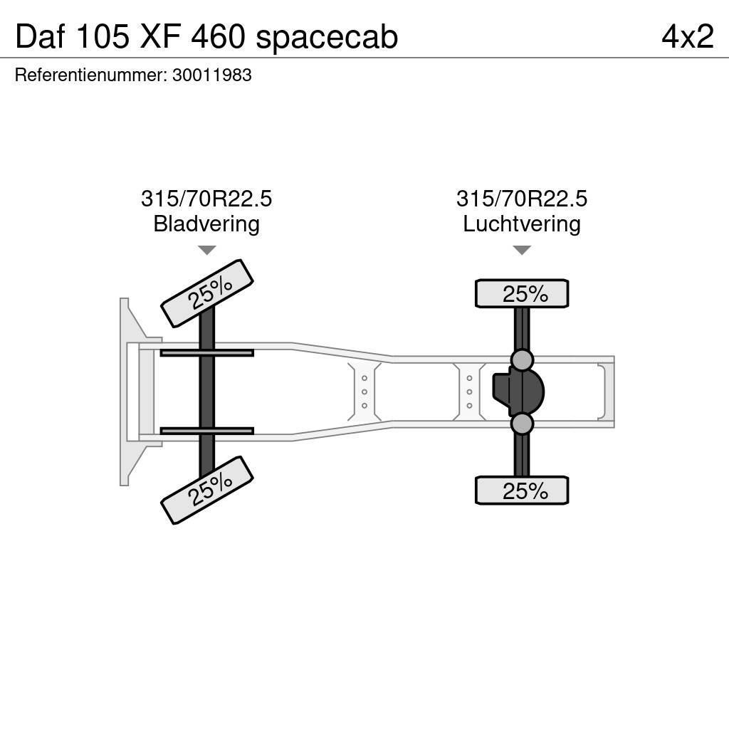 DAF 105 XF 460 spacecab Sadulveokid