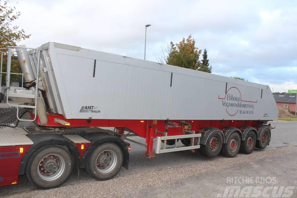 AMT TG400 4 akslet 36 m3 tip trailer med plast. Kallur-poolhaagised