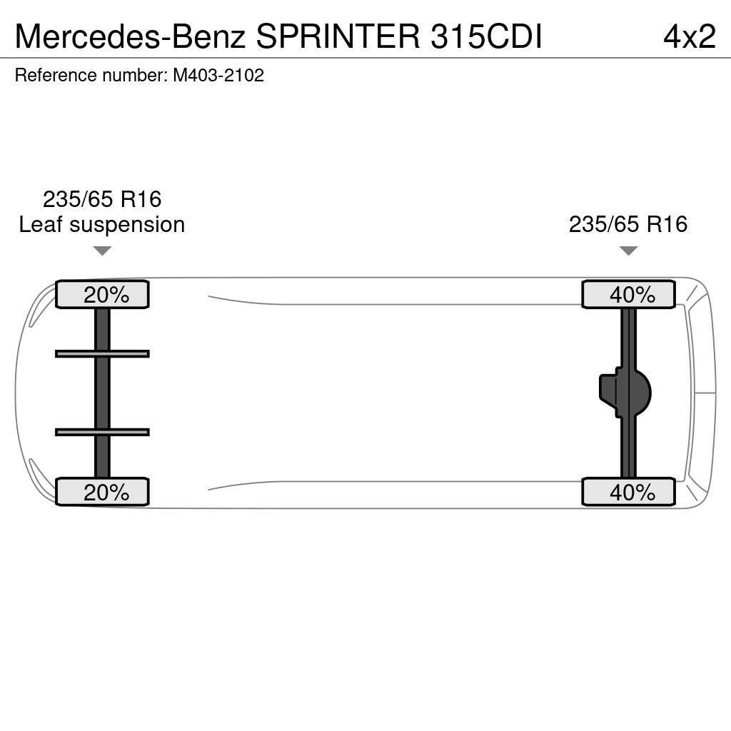 Mercedes-Benz Sprinter 315CDI Kaubikud