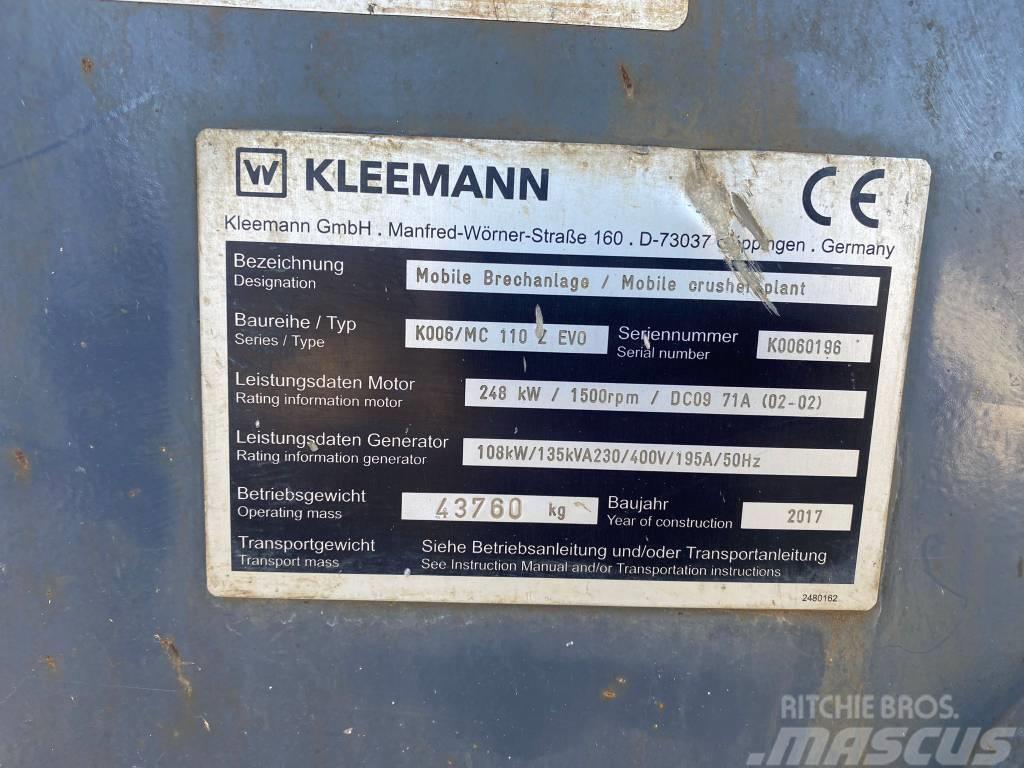 Kleemann MC 110 Z Evo Iseliikuvad purustid
