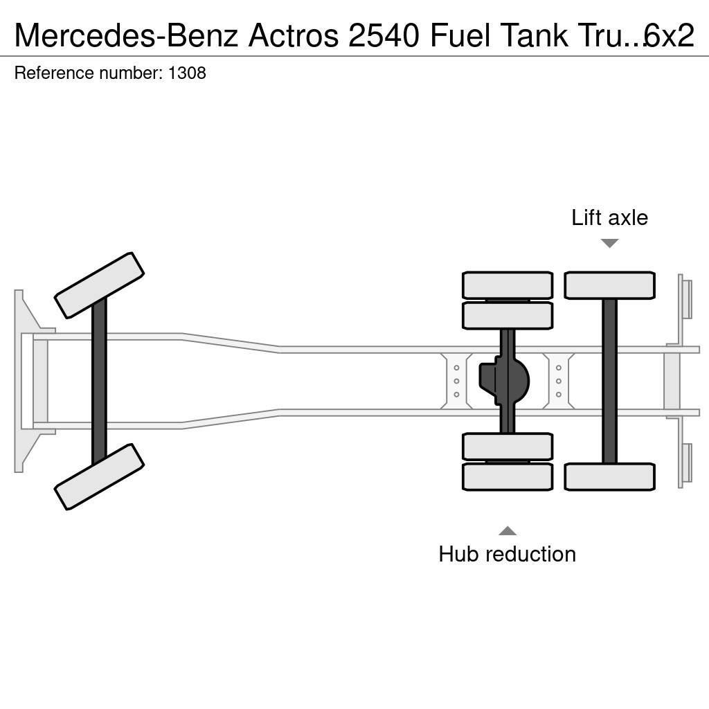 Mercedes-Benz Actros 2540 Fuel Tank Truck 20.700 Liters 6x2 V6 E Tsisternveokid