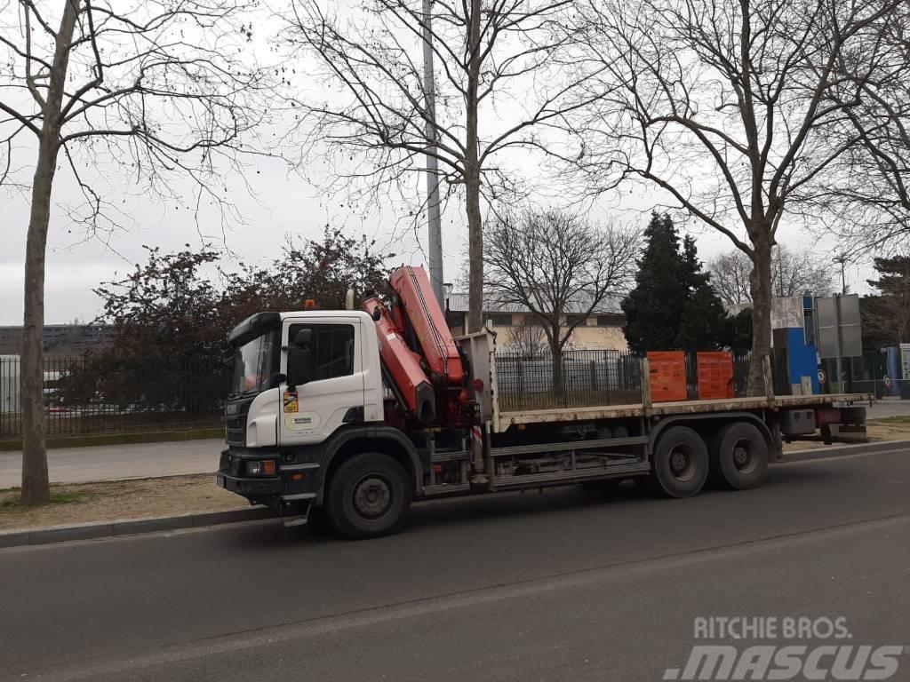 Camion porteur Scania P360 35TM Euro 5 Kraanaga veokid