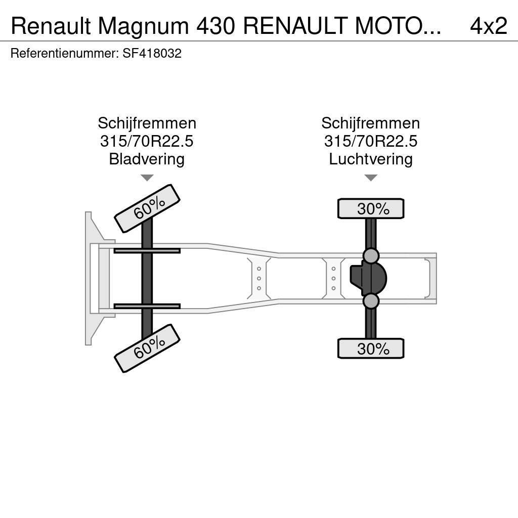 Renault Magnum 430 RENAULT MOTOR / AIRCO Sadulveokid