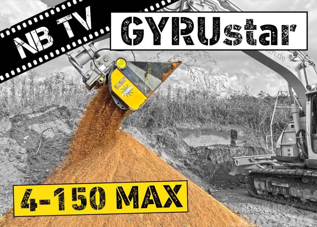Gyru-Star 4-150MAX (opt. Verachtert CW40, Lehnhoff) Sõelumiskopad