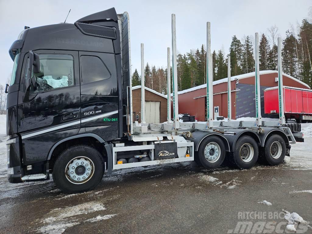 Volvo FH500 TC I-Save Alucar päällirakenteella Metsaveokid