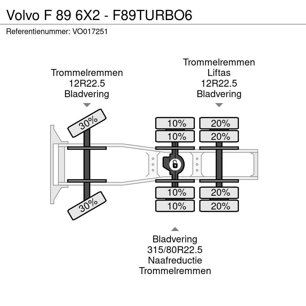 Volvo F 89 6X2 - F89TURBO6 Sadulveokid