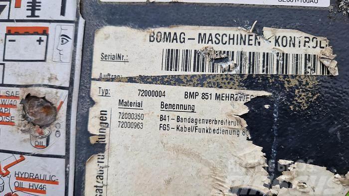 Bomag BMP851 Grabenwalze Muud rullid