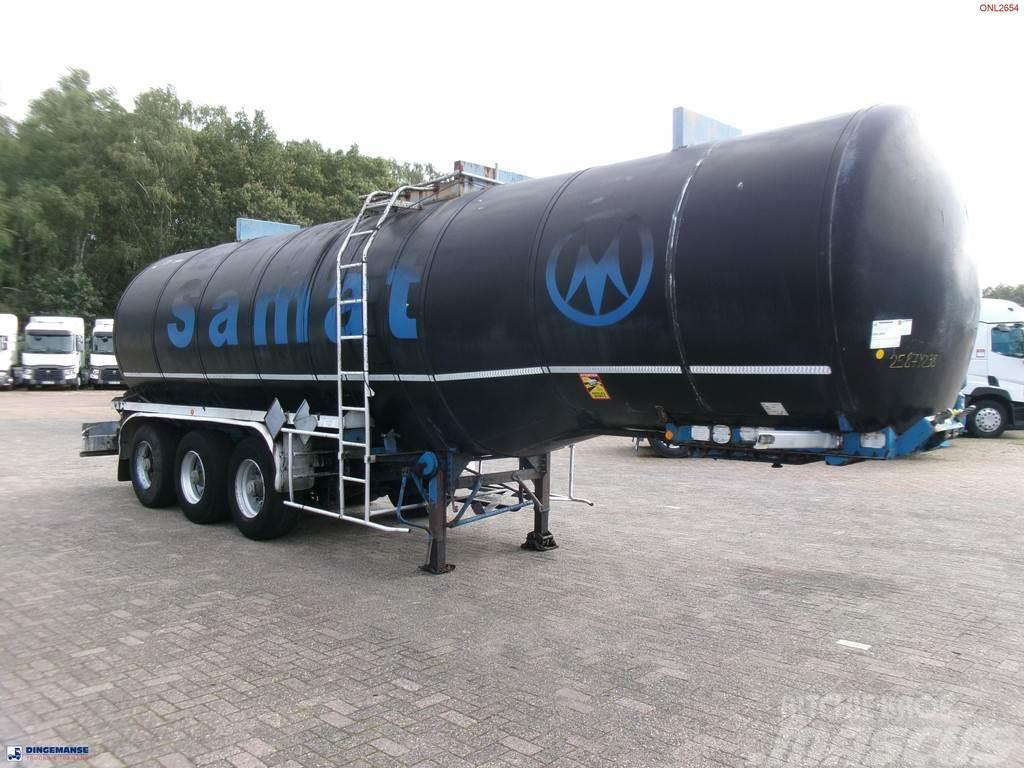 Fruehauf Bitumen tank inox 31 m3 / 1 comp + mixer & engine Tsistern poolhaagised