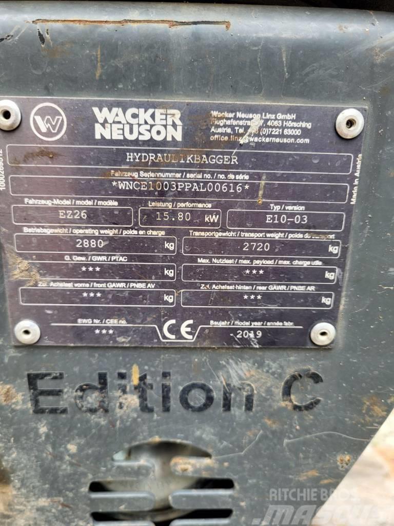 Wacker Neuson EZ 26 Miniekskavaatorid < 7 t
