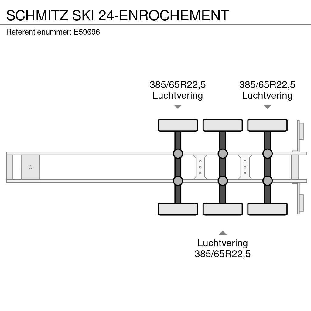 Schmitz Cargobull SKI 24-ENROCHEMENT Kallur-poolhaagised