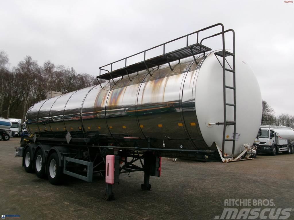 Metalovouga Bitumen / heavy oil tank inox 26.9 m3 / 1 comp Tsistern poolhaagised