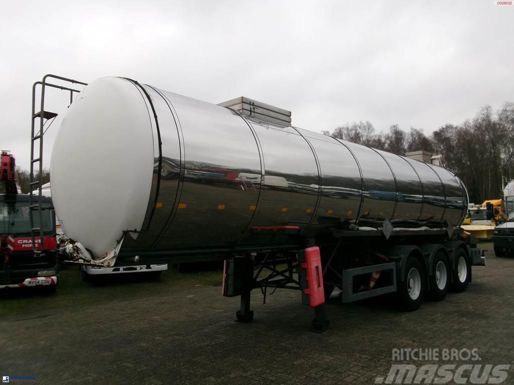 Metalovouga Bitumen / heavy oil tank inox 26.9 m3 / 1 comp Tsistern poolhaagised