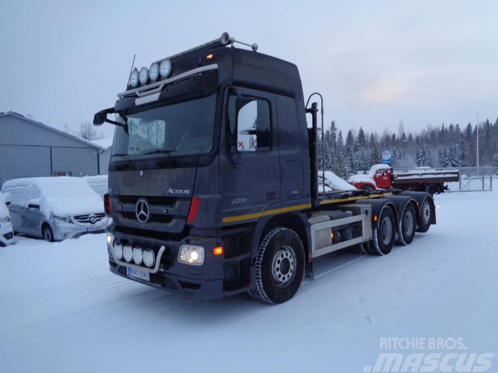 Mercedes-Benz Actros  3351 8x4 Trossüsteemiga vahetuskere veokid