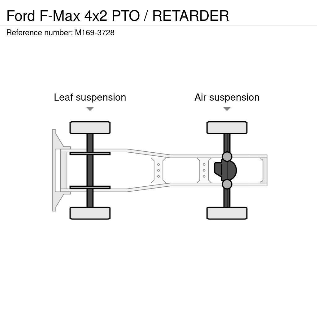 Ford F-Max 4x2 PTO / RETARDER Sadulveokid