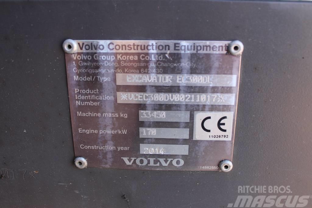 Volvo EC 300 D L / Pyörittäjä, Leica 3D, Kuokkakauha, YM Roomikekskavaatorid