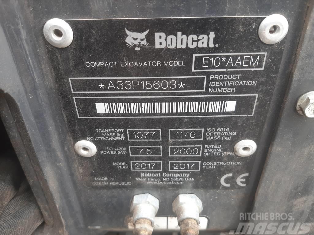 Bobcat E 10 Miniekskavaatorid < 7 t