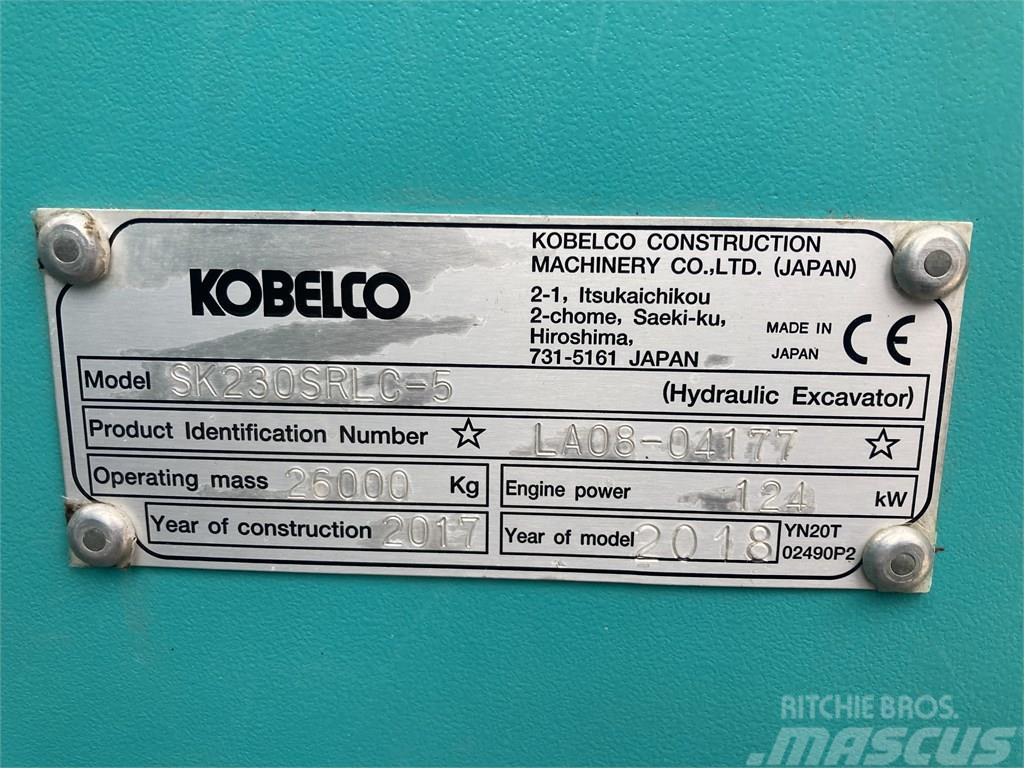 Kobelco SK 230 SRLC-5 + LEICA 3D Roomikekskavaatorid