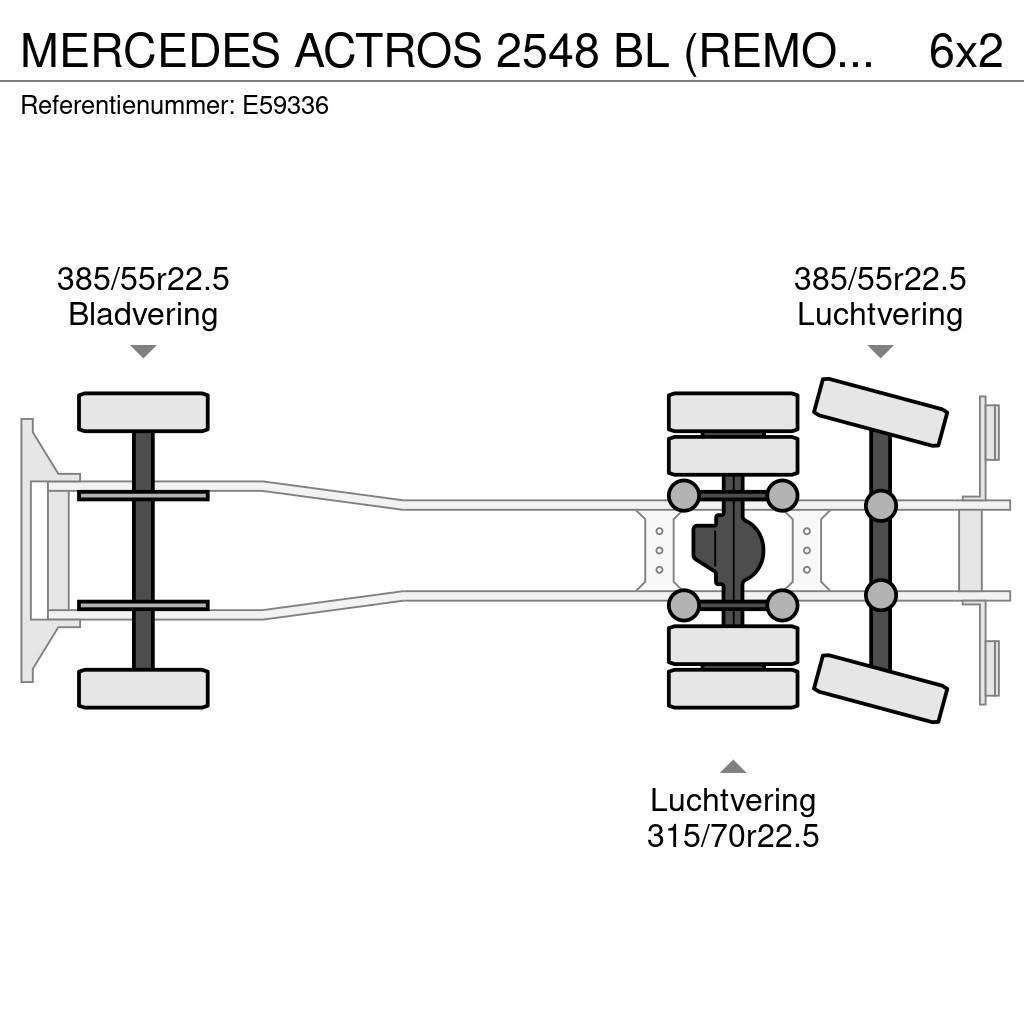 Mercedes-Benz ACTROS 2548 BL (REMORQUE:+6.000€) Tentautod