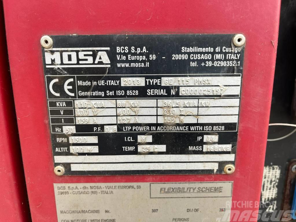 Mosa Stromaggregat GE 115 PHSX Diiselgeneraatorid