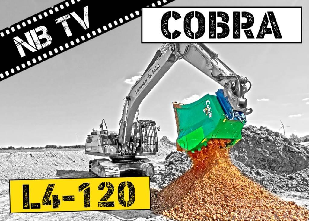 Cobra Siebschaufel L4-120 | Schaufelseparator Bagger Sõelumiskopad