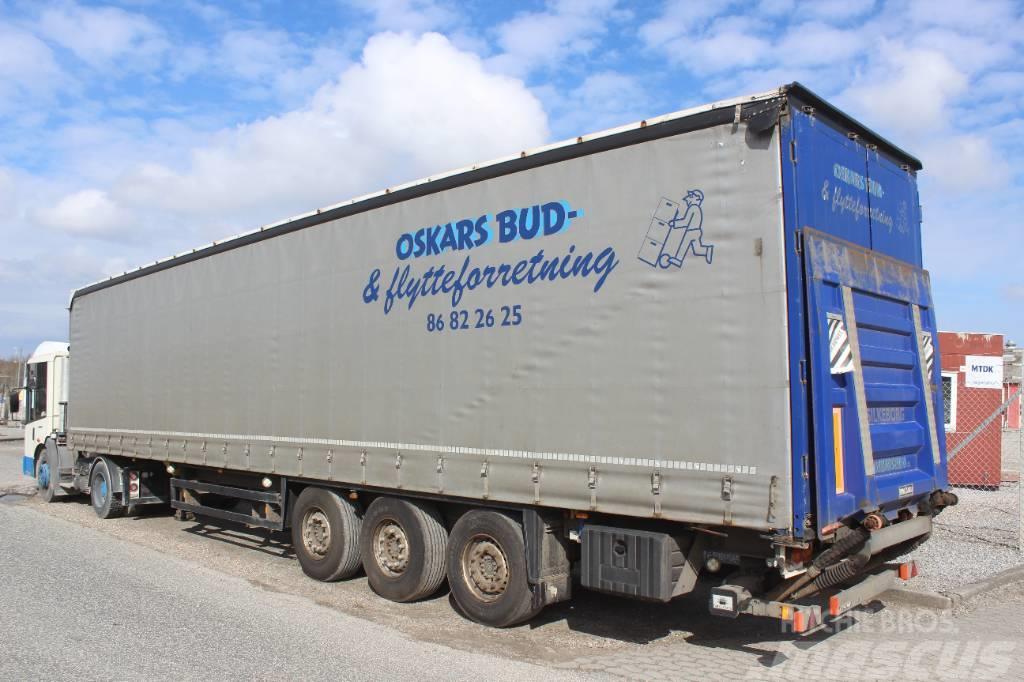 Schmitz Cargobull 3 akslet gardin trailer med lift - skyde/hævetag Tentpoolhaagised