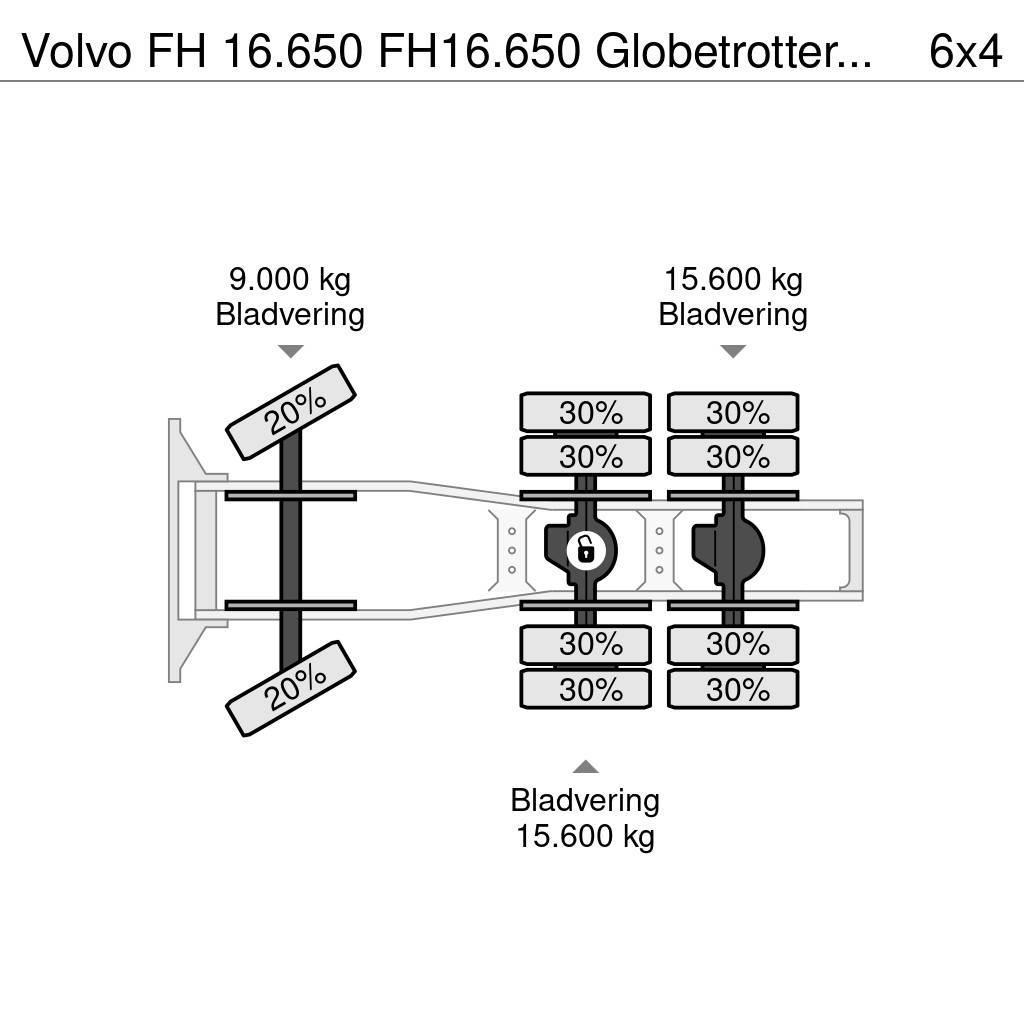 Volvo FH 16.650 FH16.650 Globetrotter EU6 VEB 200Ton Sadulveokid