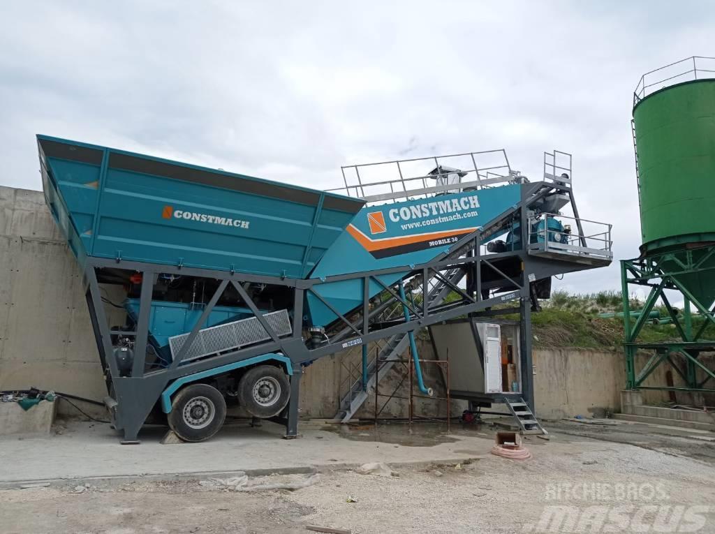 Constmach Mobile Concrete Batching Plant 30 M3/H Betoonitehased