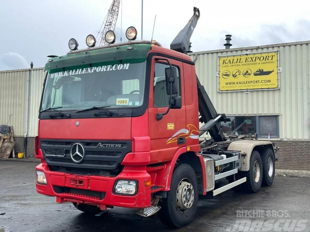 Mercedes-Benz Actros 3336 MP2 Container Kipper 6x4 New Tyres Bel Konksliftveokid