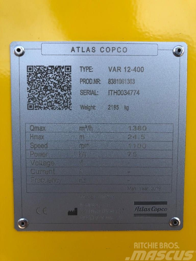 Atlas Copco VAR 12-400 Veepumbad