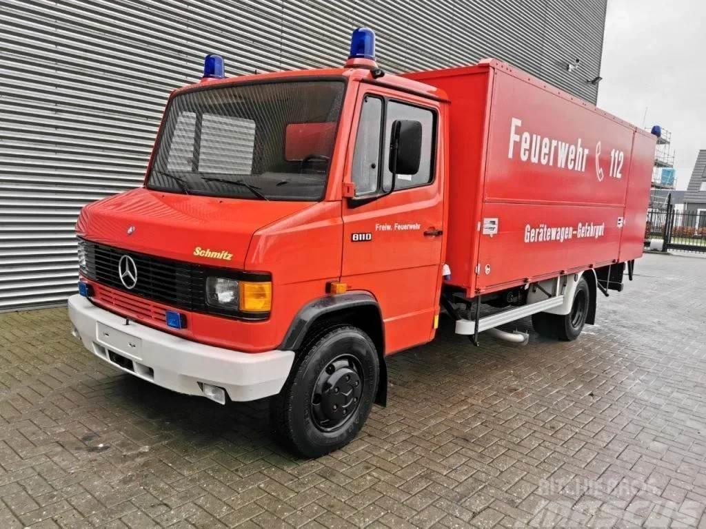 Mercedes-Benz 811 D 4x2 Feuerwehr 10.000 KM! Tuletõrjeautod