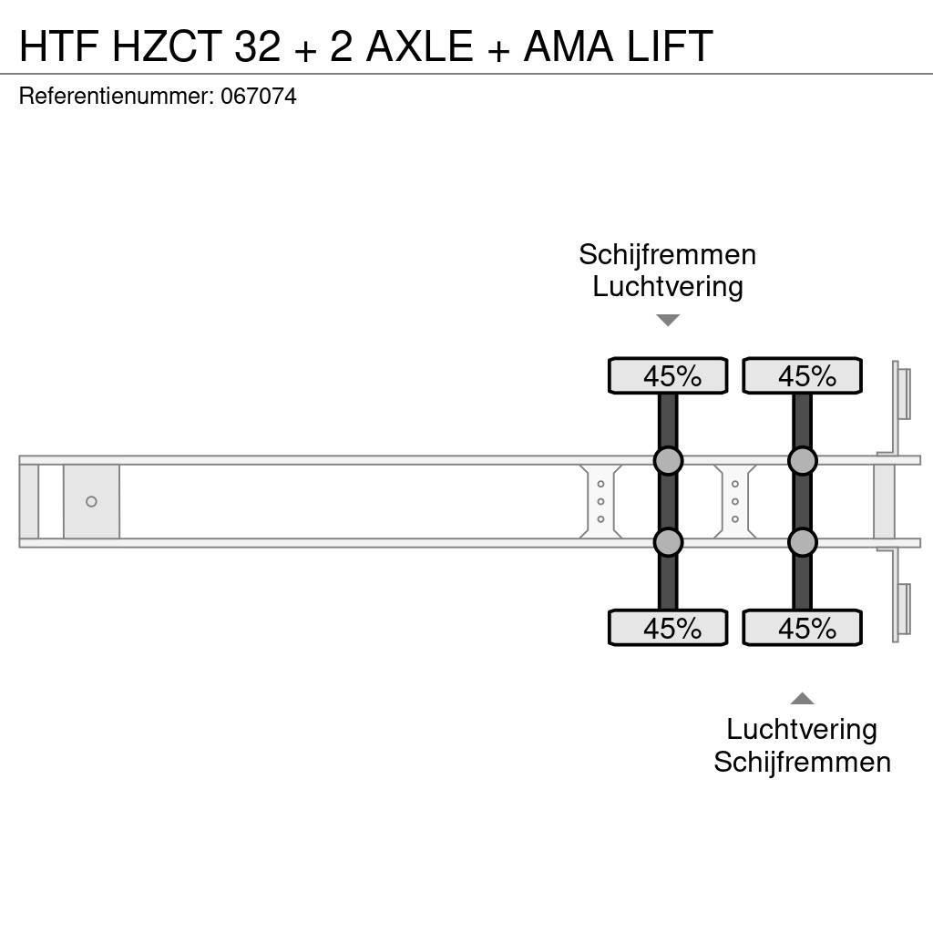 HTF HZCT 32 + 2 AXLE + AMA LIFT Furgoonpoolhaagised