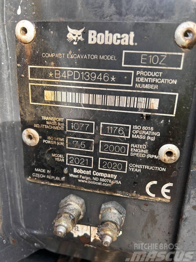 Bobcat E10 Miniekskavaatorid < 7 t