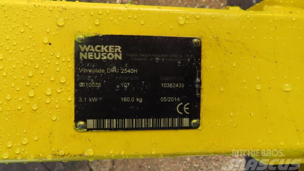 Wacker Neuson dpu 2540h diesel trilplaat/Compactor Plate Vibraatorid